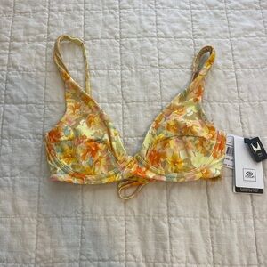 Rip Curl Summer Rain Bralette Swimsuit Top XS NWT